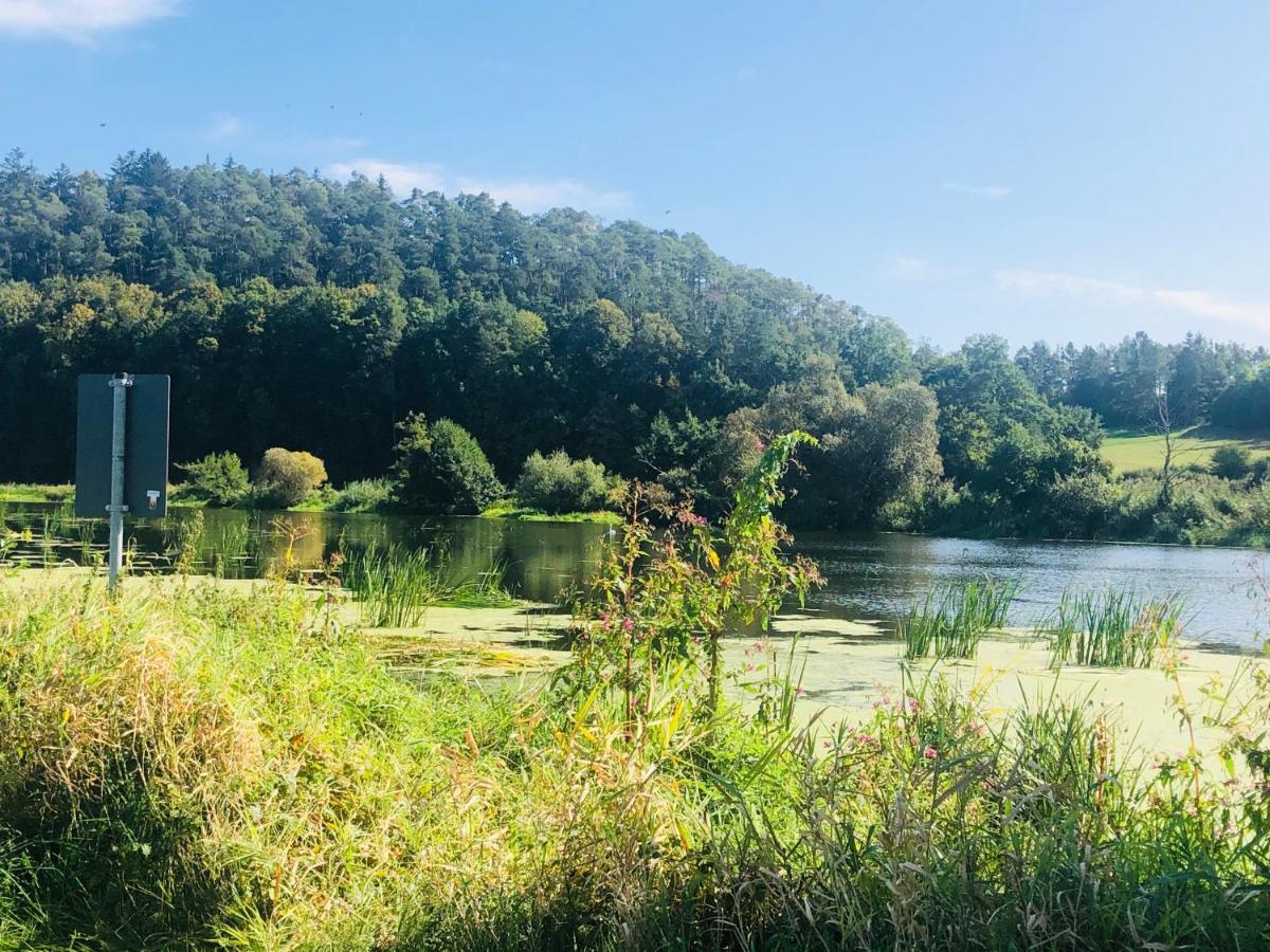 בורגלנגנפלד Idyllische Ferienwohnungen In Mossendorf מראה חיצוני תמונה